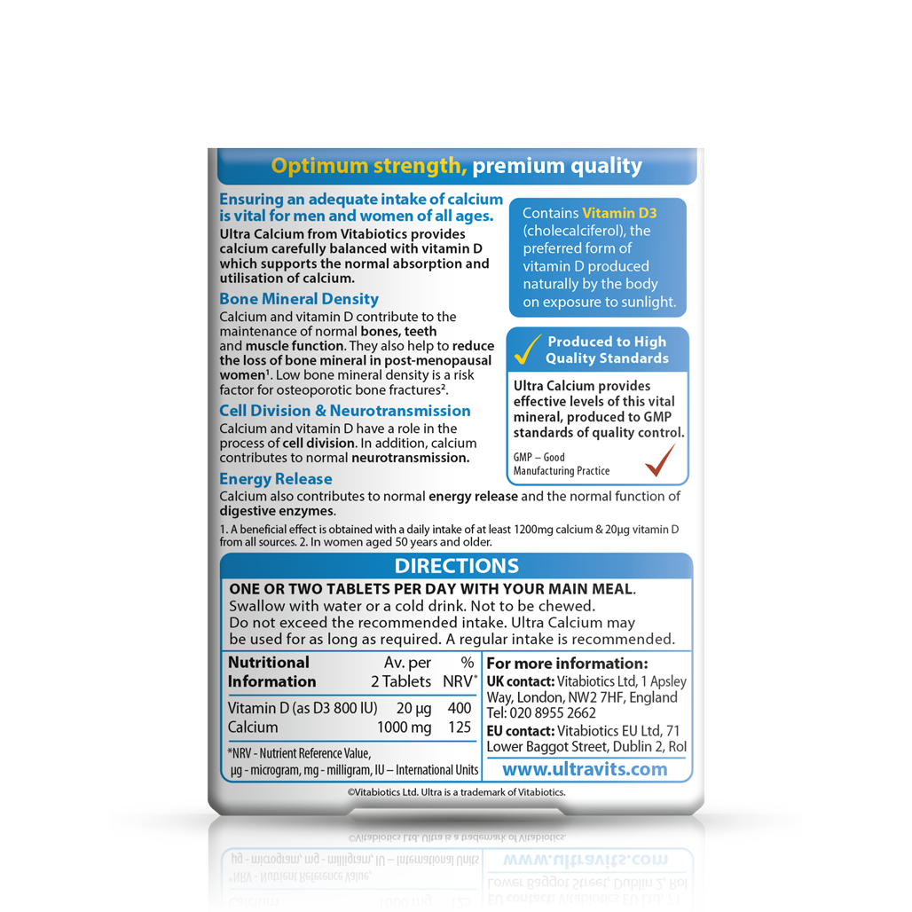 Vitabiotics Ultra Calcium Supplement