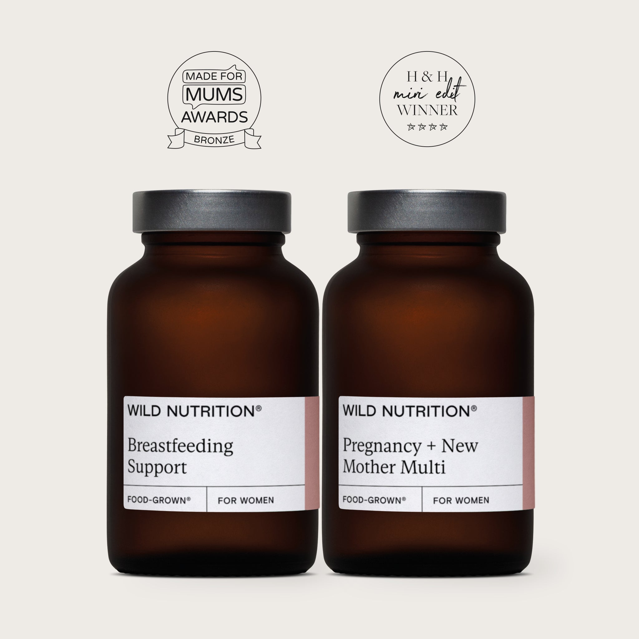 Wild Nutrition Breastfeeding Support Duo for Breastfeeding & Postnatal Wellness
