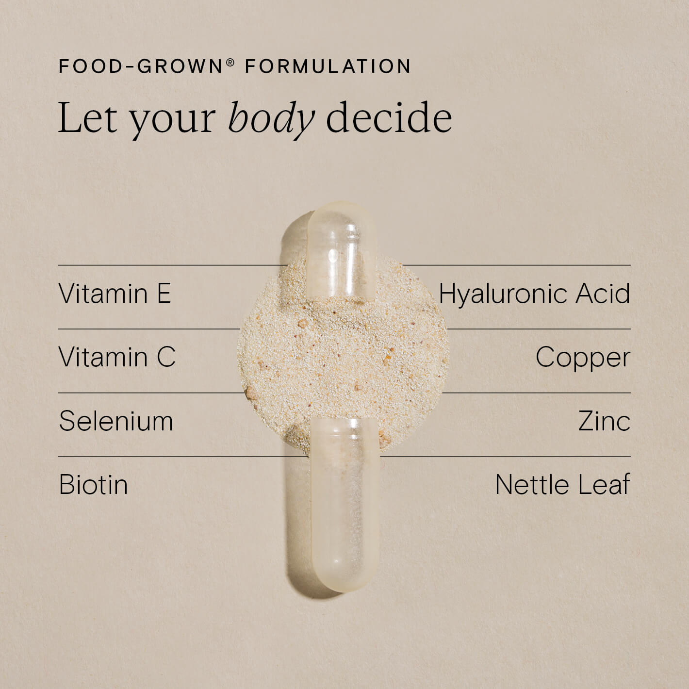 Wild Nutrition Food-Grown® Complete Beauty Support for Skin, Hair & Nail Support