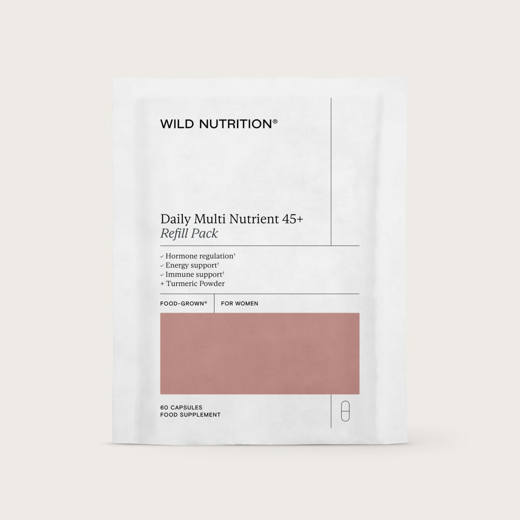 Wild Nutrition Food-Grown® Women's 45+ Daily Multi Nutrient - 3 Month Supply for Healthy Ageing & Daily Wellness