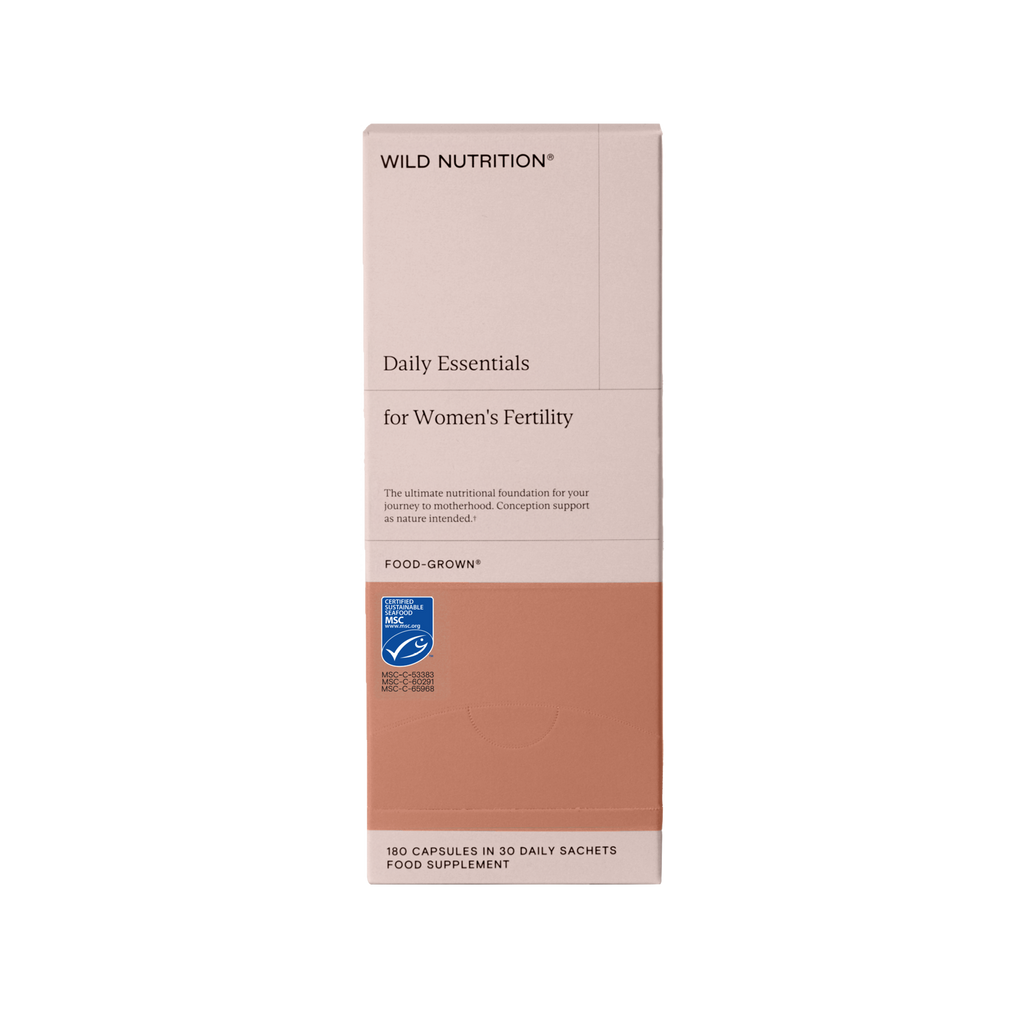Wild Nutrition Daily Essentials for Women's Fertility for Female Fertility & Reproductive Health