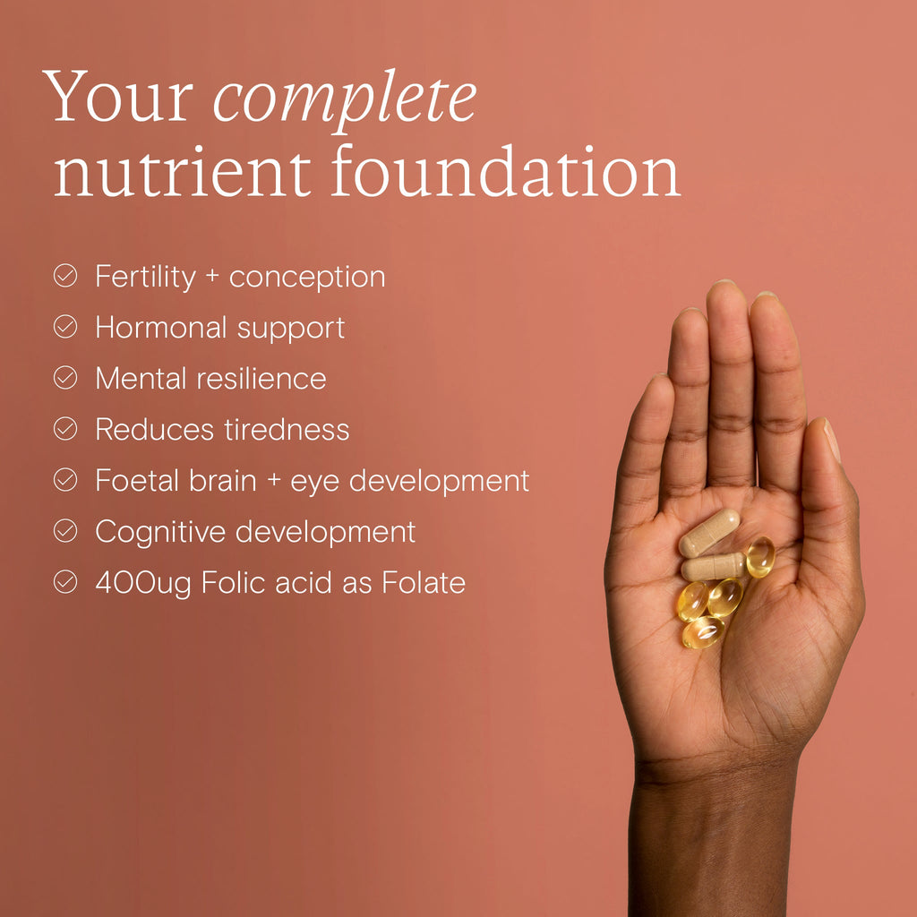 Wild Nutrition Daily Essentials for Women's Fertility for Female Fertility & Reproductive Health