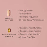 Wild Nutrition Women's Fertility Duo for Complete Fertility Support