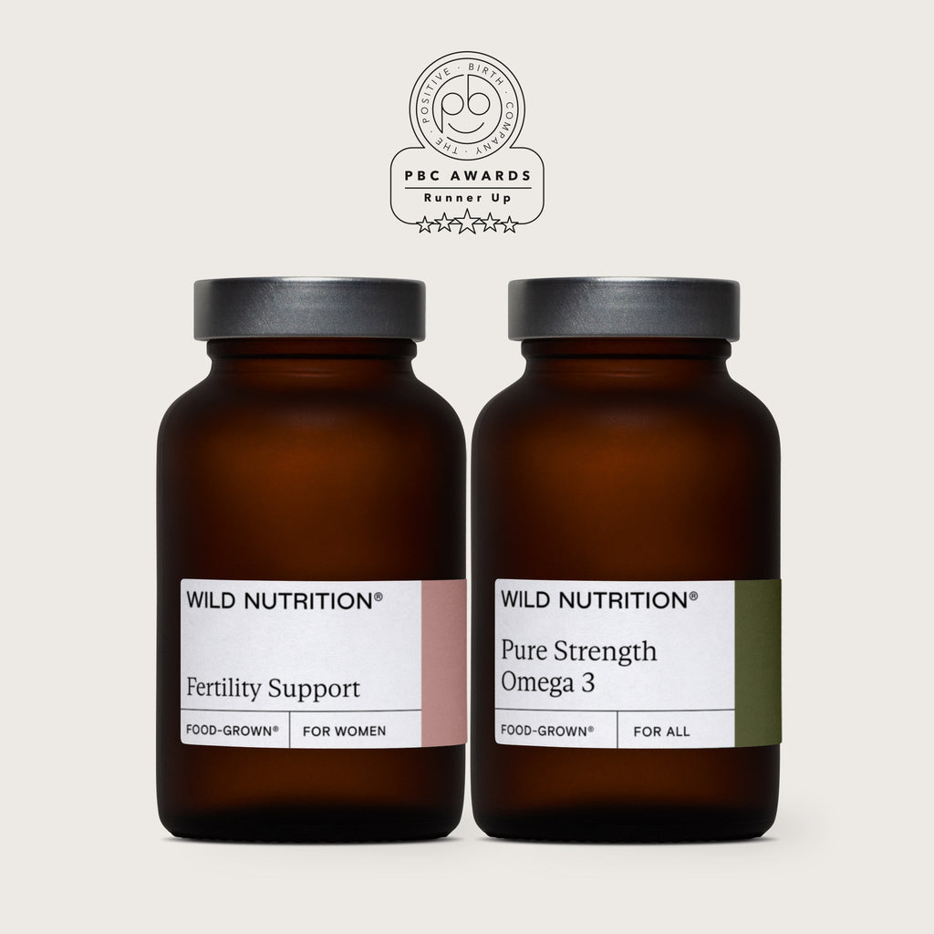 Wild Nutrition Women's Fertility Duo for Female Fertility & Reproductive Health