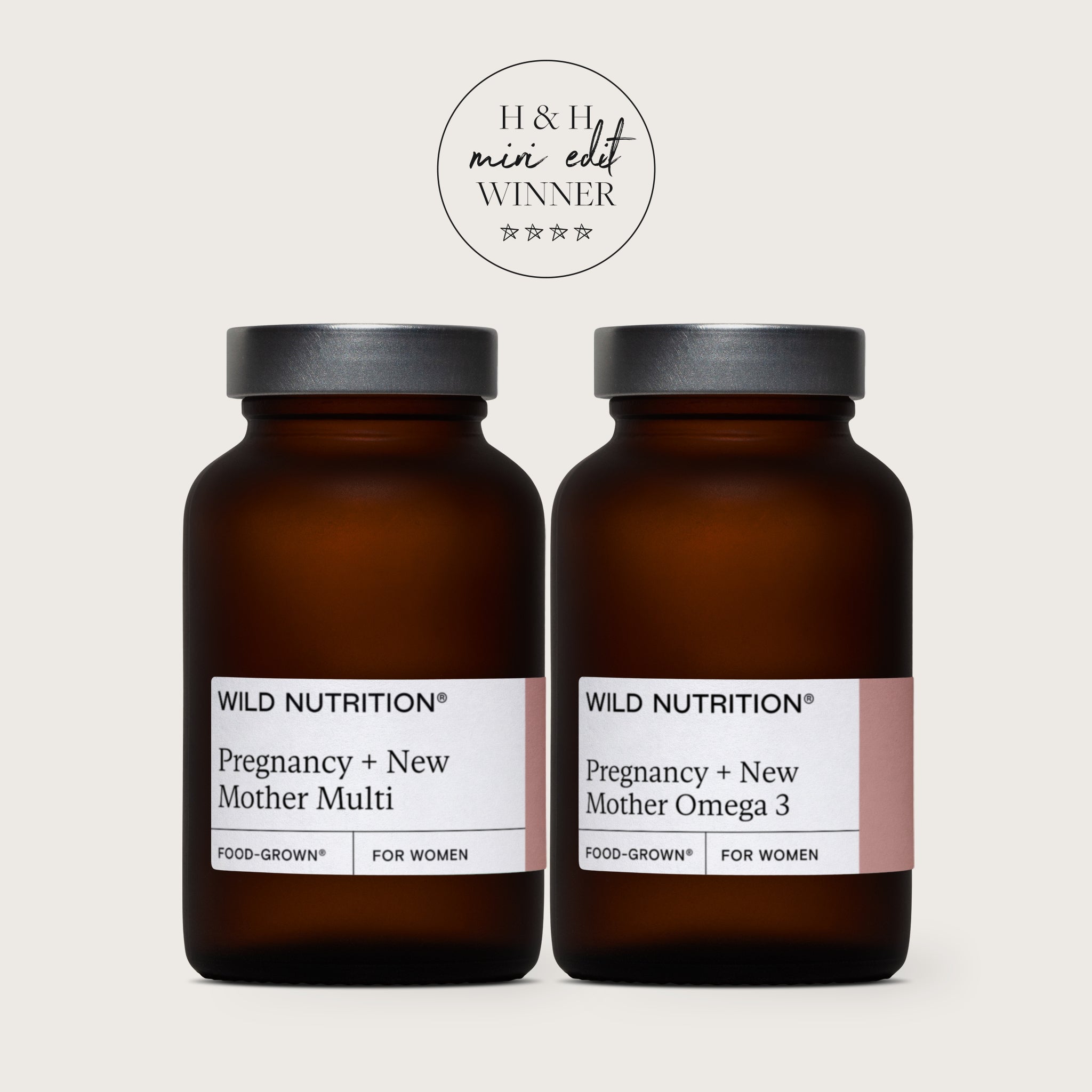 Wild Nutrition Pregnancy + New Mother Duo for Pregnancy & Postnatal Wellness