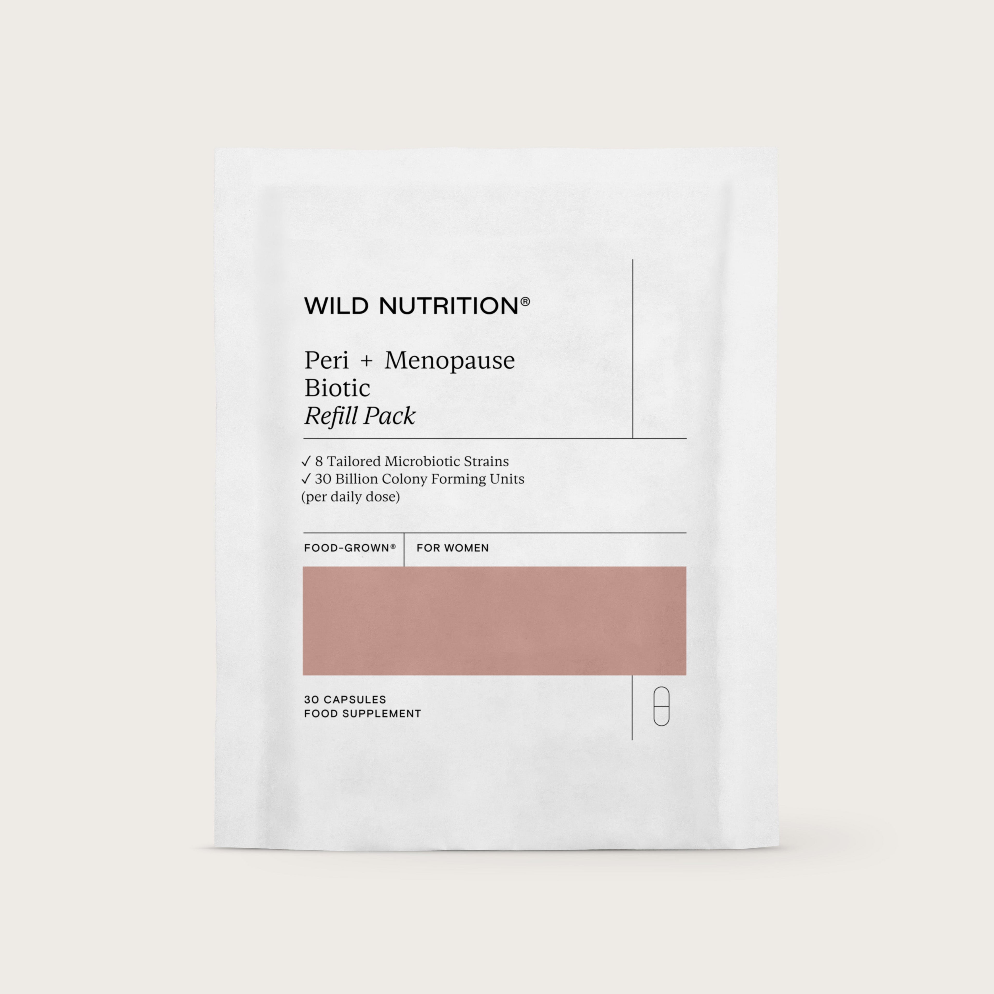 Wild Nutrition Pregnancy + New Mother Biotic - 3 Month Supply for Maternal Gut Health & Wellness