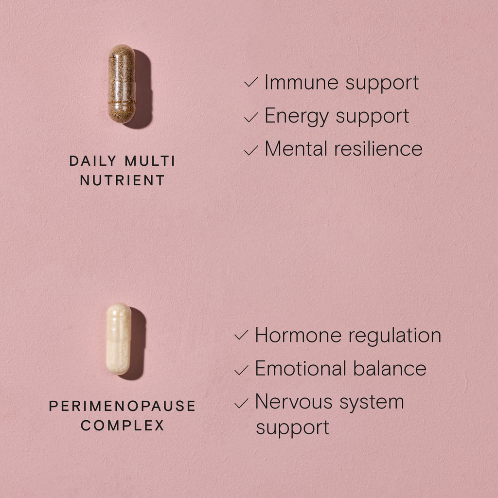 Wild Nutrition Perimenopause Support Duo for Hormonal Balance & Midlife Wellness