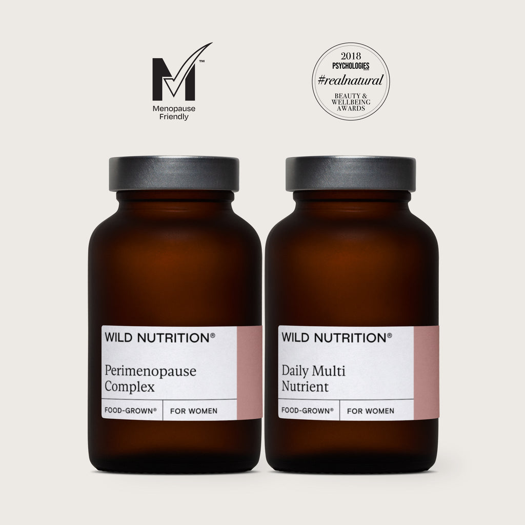 Wild Nutrition Perimenopause Support Duo for Hormonal Balance & Midlife Wellness