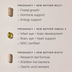 Wild Nutrition Pregnancy + New Mother Support Trio for Pregnancy & Postnatal Wellness