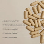 Wild Nutrition Food-Grown® Premenstrual Support - 3 Month Supply for Hormonal Balance & PMS Support