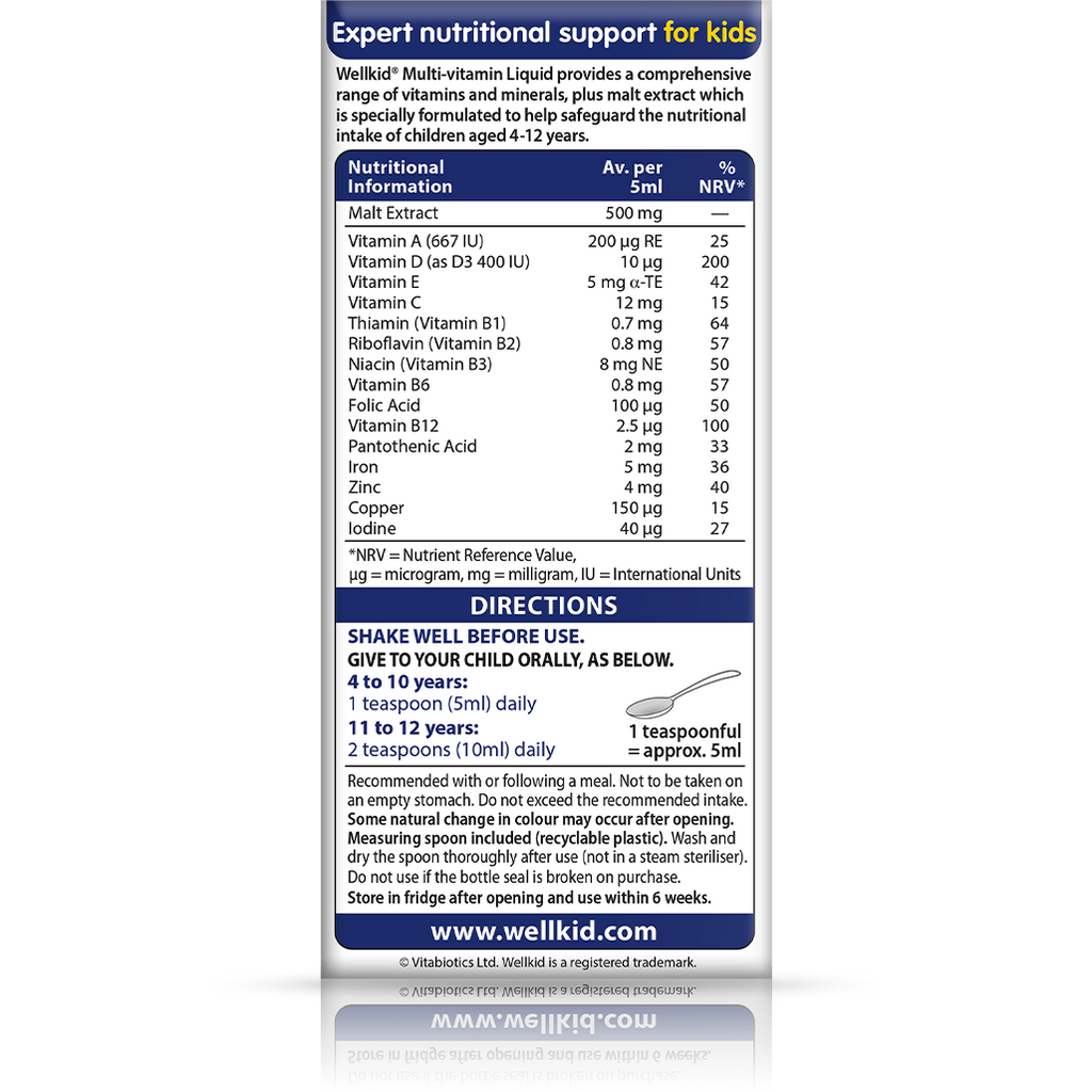 Vitabiotics Wellkid Multivitamin Liquid