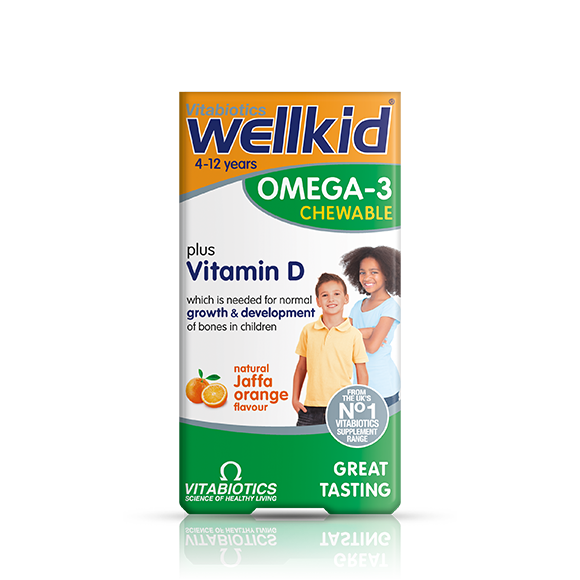 Vitabiotics Wellkid Omega 3 Chewable for Kids