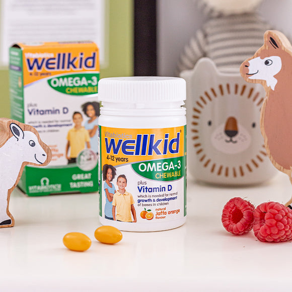 Vitabiotics Wellkid Omega 3 Chewable for Kids