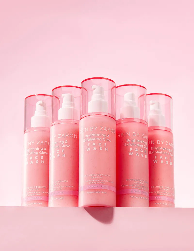 Wild Nutrition Brightening & Exfoliating Glow Face Wash for Radiance & Smooth Skin Texture