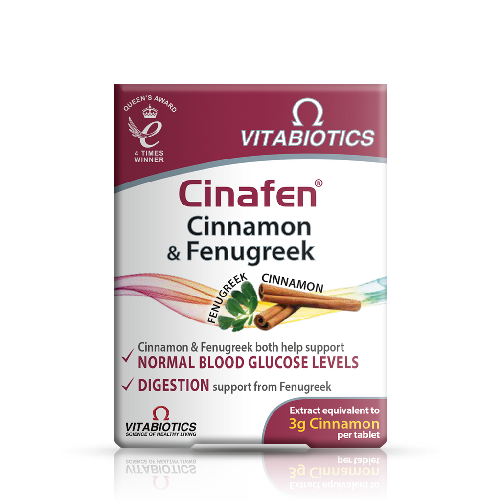 Vitabiotics Cinafen Cinnamon and Fenugreek Supplement