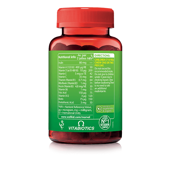 Vitabiotics Wellkid Marvel Multivitamins for Kids