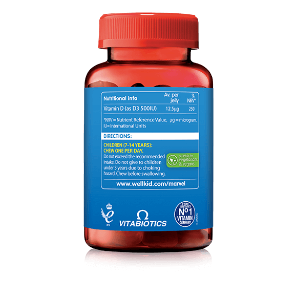 Vitabiotics Wellkid Marvel Vitamin D for Kids