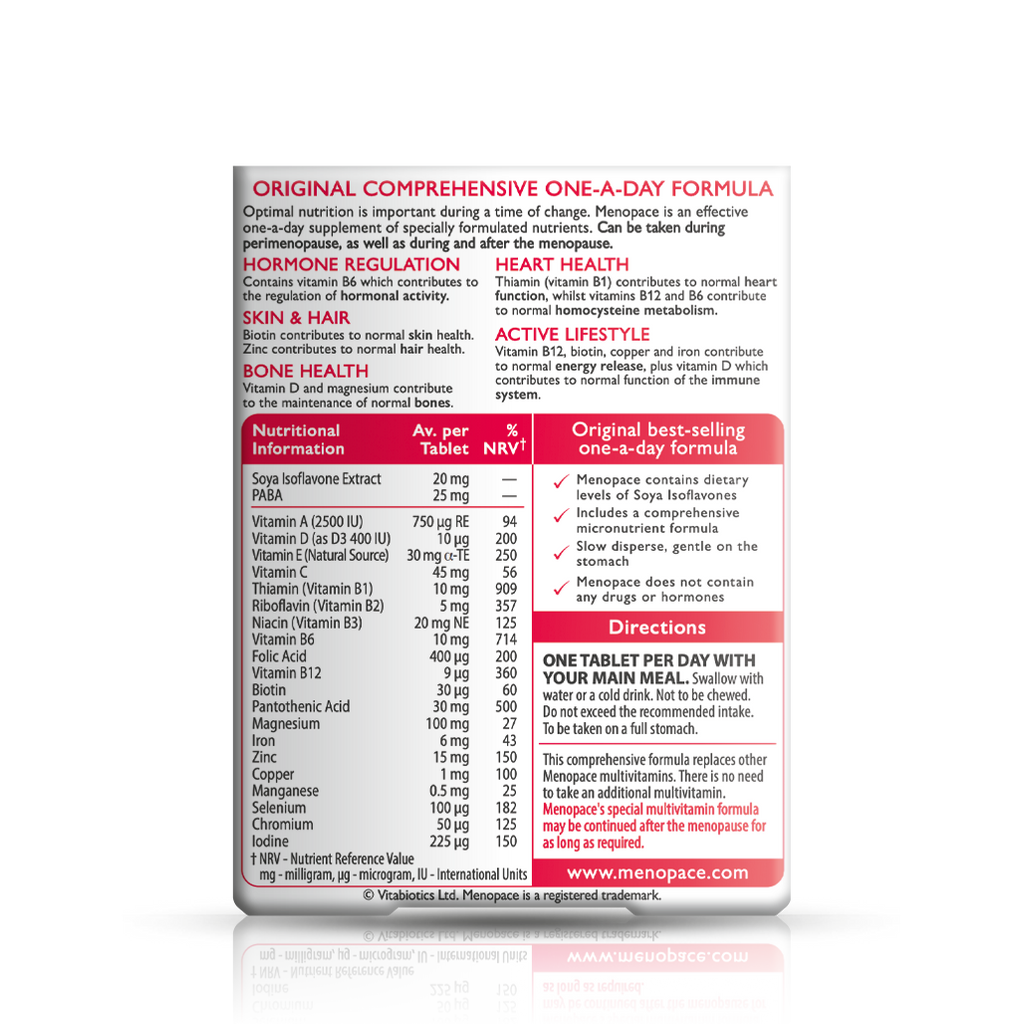 Vitabiotics Menopace Original Menopause Support