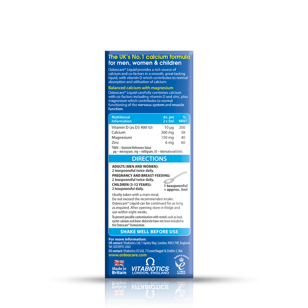 Vitabiotics Osteocare Liquid Calcium Support