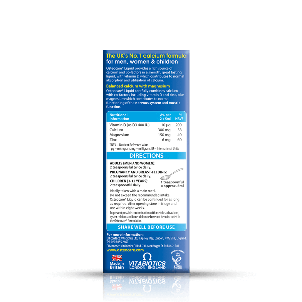 Vitabiotics Osteocare Liquid Calcium Support