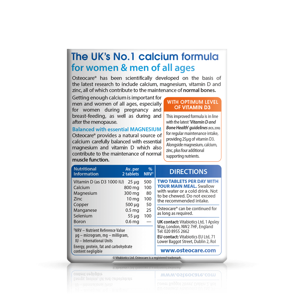Vitabiotics Osteocare Original Calcium Supplement