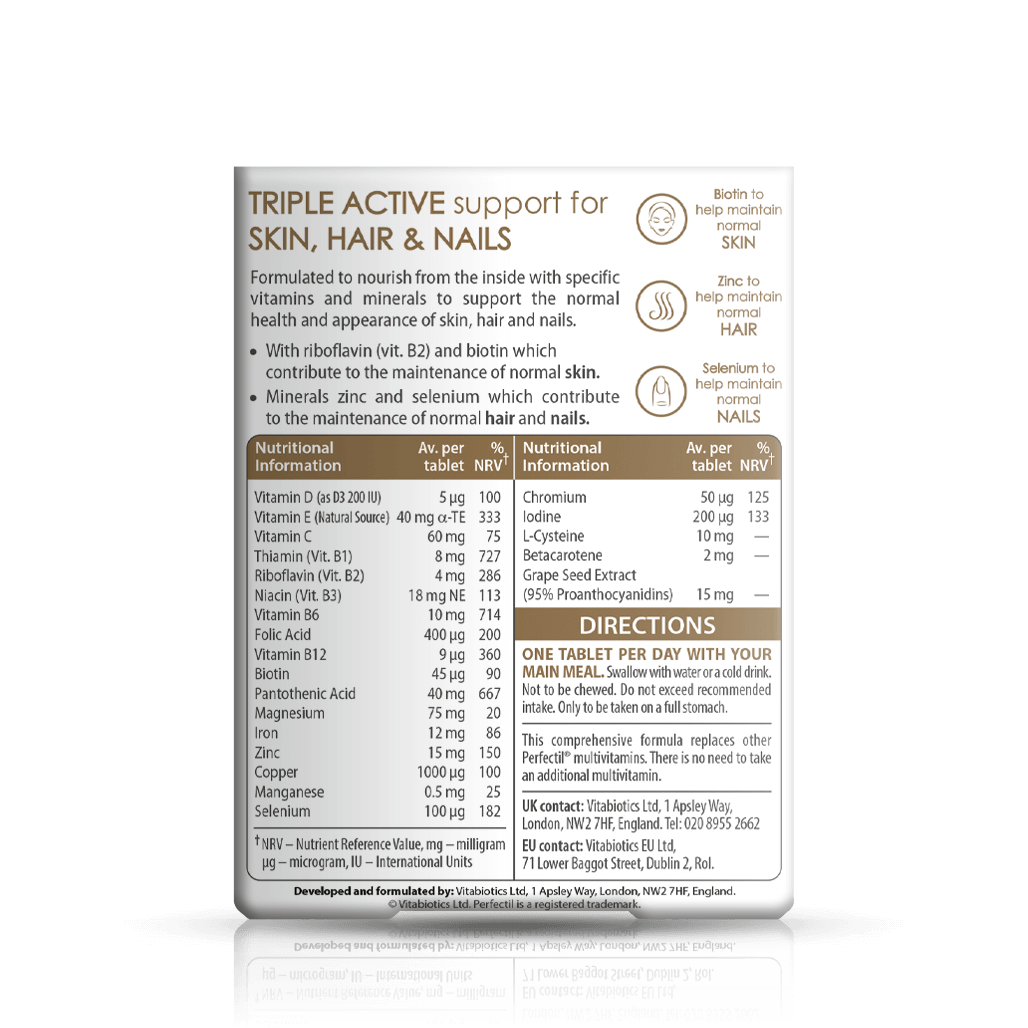 Vitabiotics Perfectil Original Beauty Supplement
