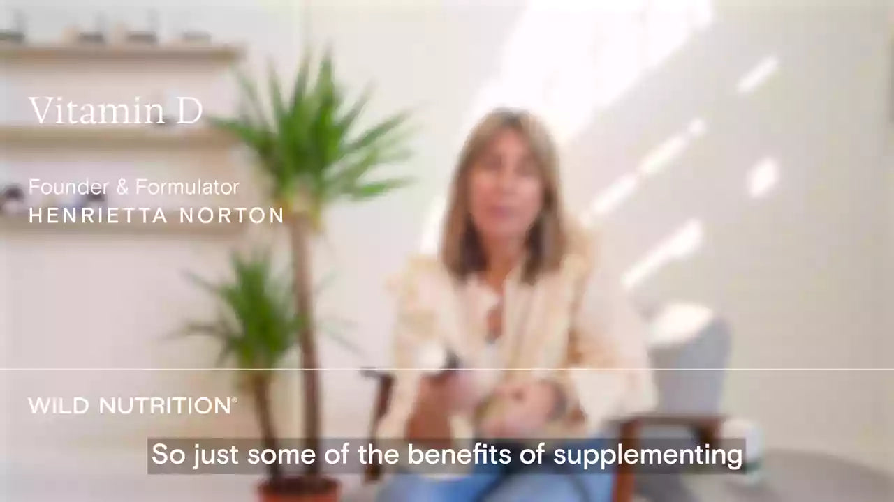 Wild Nutrition Food-Grown® Vitamin D for Bone & Immune Support