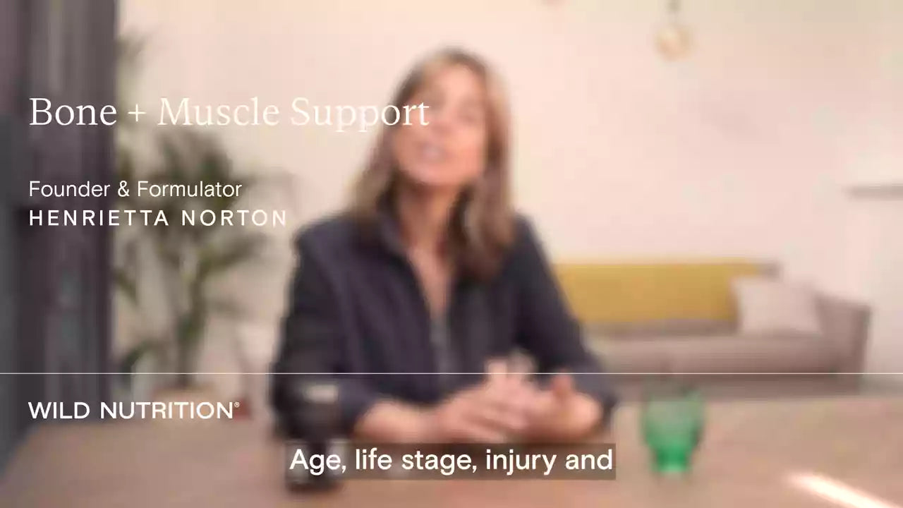 Wild Nutrition Food-Grown® Bone + Muscle Support for Bone, Muscle & Joint Support