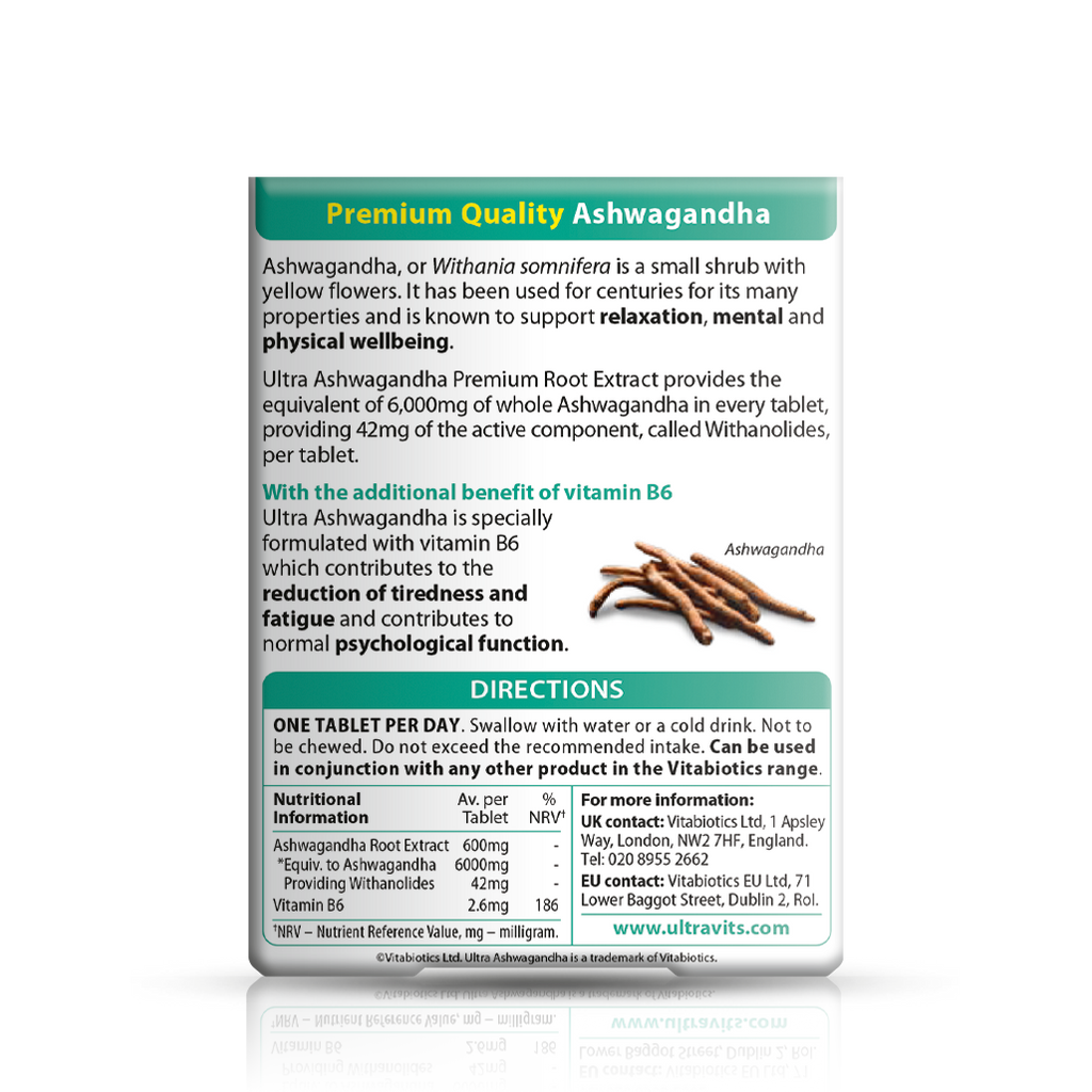 Vitabiotics Ultra Ashwagandha Stress Support