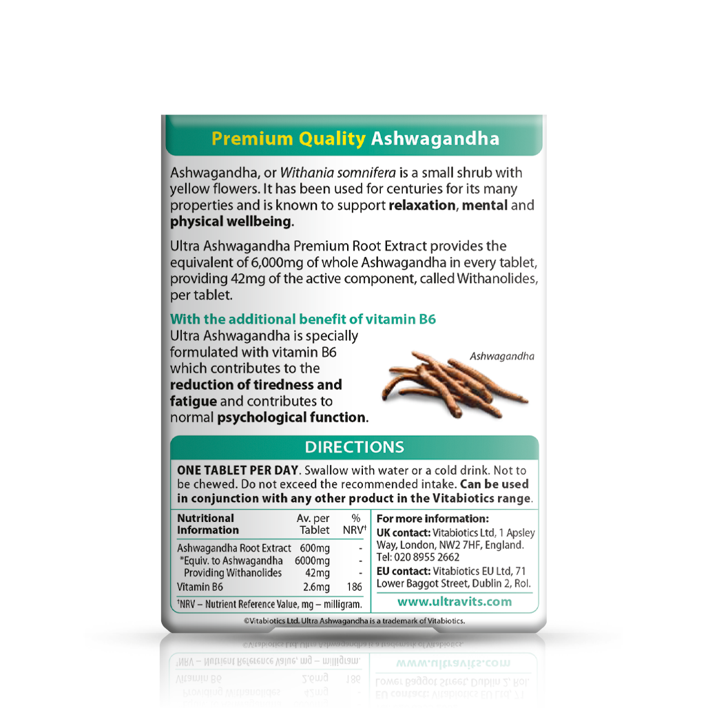 Vitabiotics Ultra Ashwagandha Stress Support
