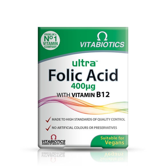 Vitabiotics Ultra Folic Acid Supplement