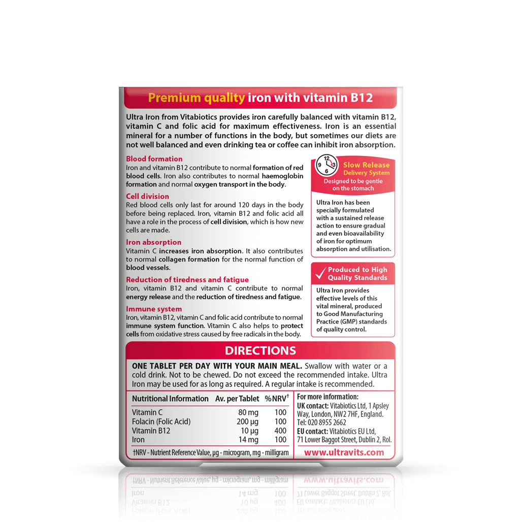 Vitabiotics Ultra Iron Supplement