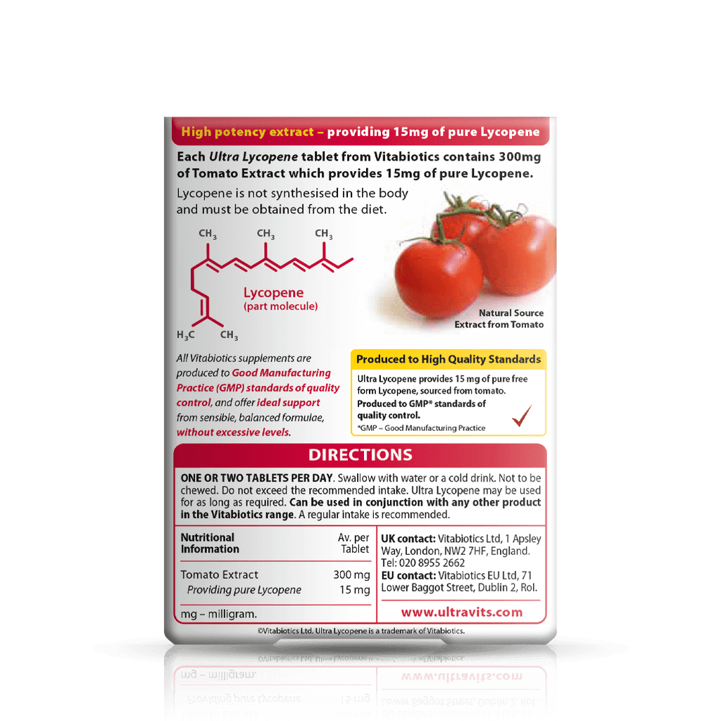Vitabiotics Ultra Lycopene Supplement