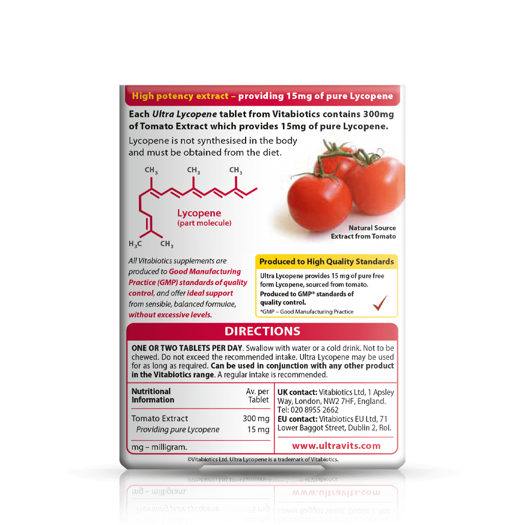 Vitabiotics Ultra Lycopene Supplement