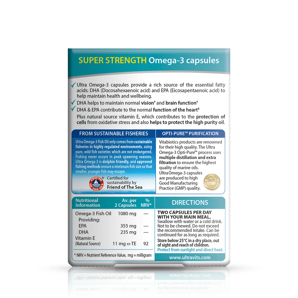 Vitabiotics Ultra Omega 3 High Purity Fish Oil