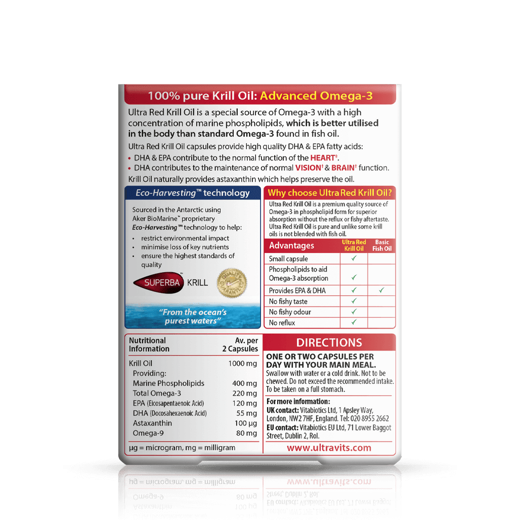 Vitabiotics Ultra Red Krill Oil