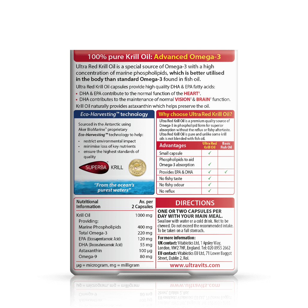 Vitabiotics Ultra Red Krill Oil