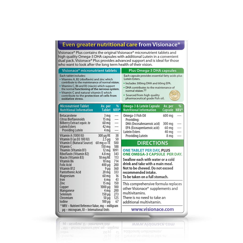 Vitabiotics Visionace Plus Eye Support