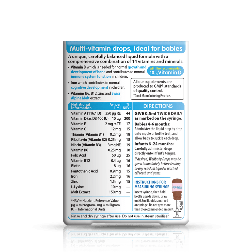 Vitabiotics Wellbaby Multivitamin Drops