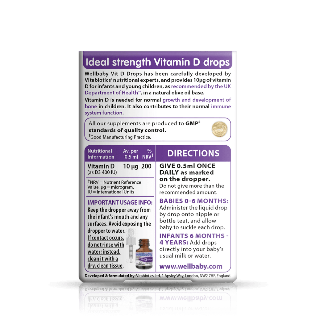 Vitabiotics Wellbaby Vitamin D Drops