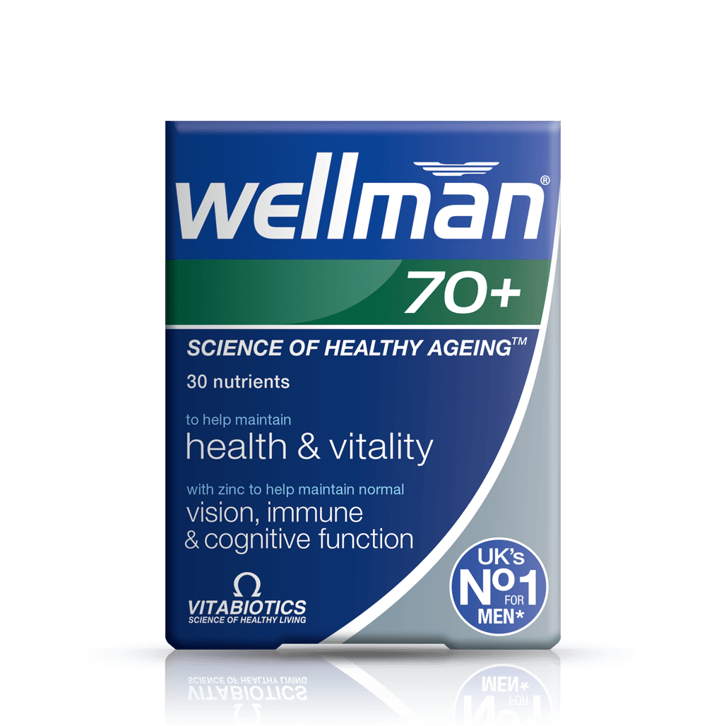 Vitabiotics Wellman 70 Plus Multivitamin