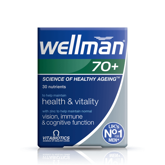 Vitabiotics Wellman 70 Plus Multivitamin