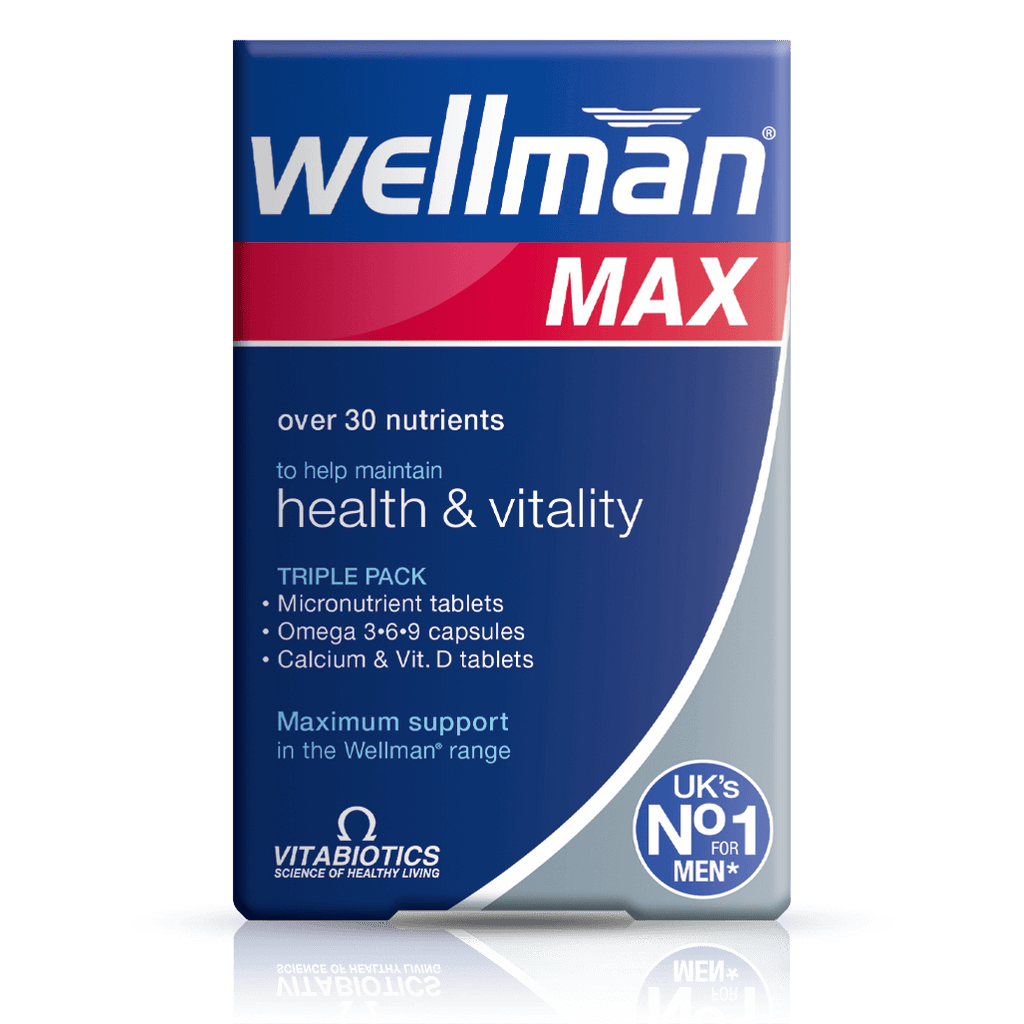 Vitabiotics Wellman Max Multivitamin