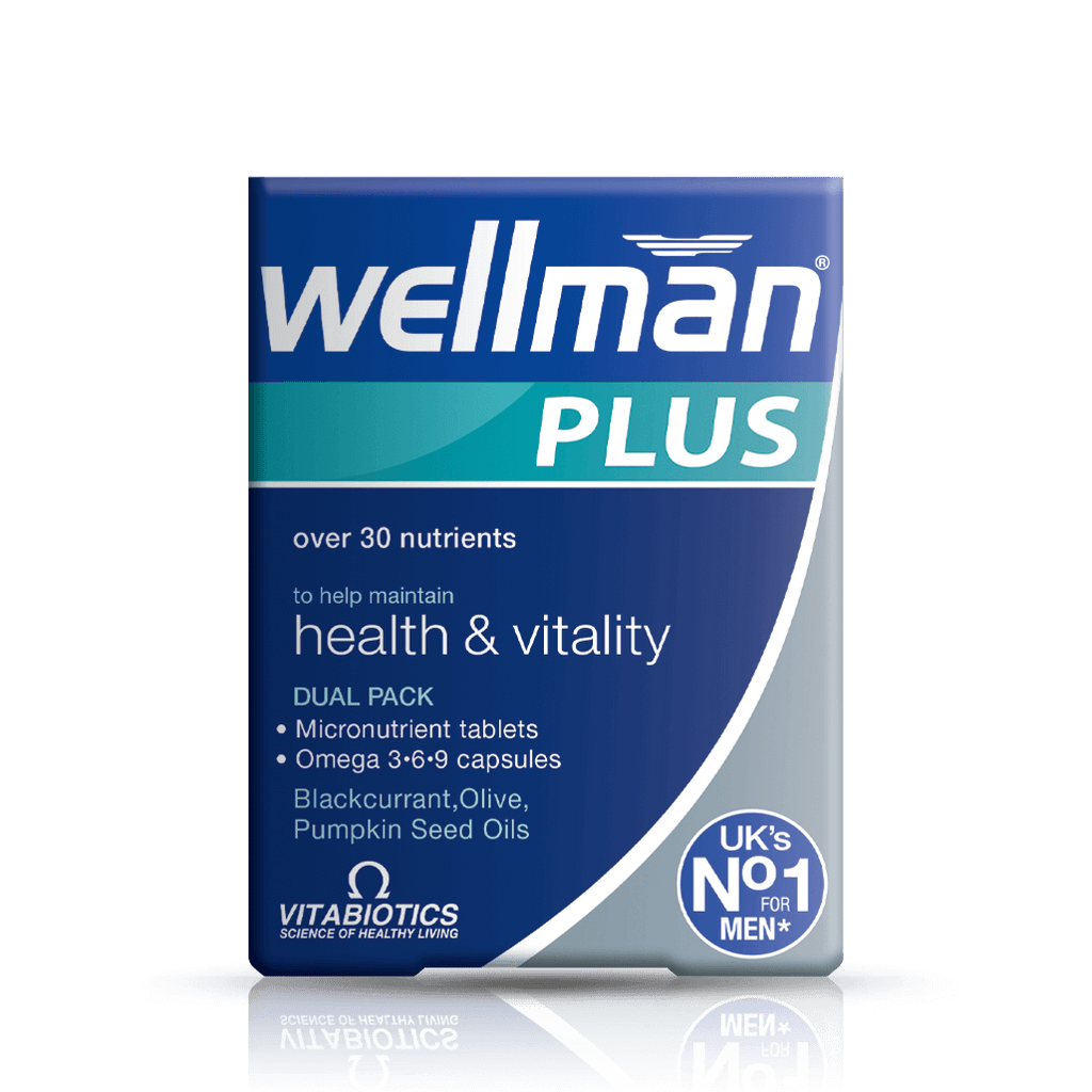 Vitabiotics Wellman Plus Omega 3 6 9