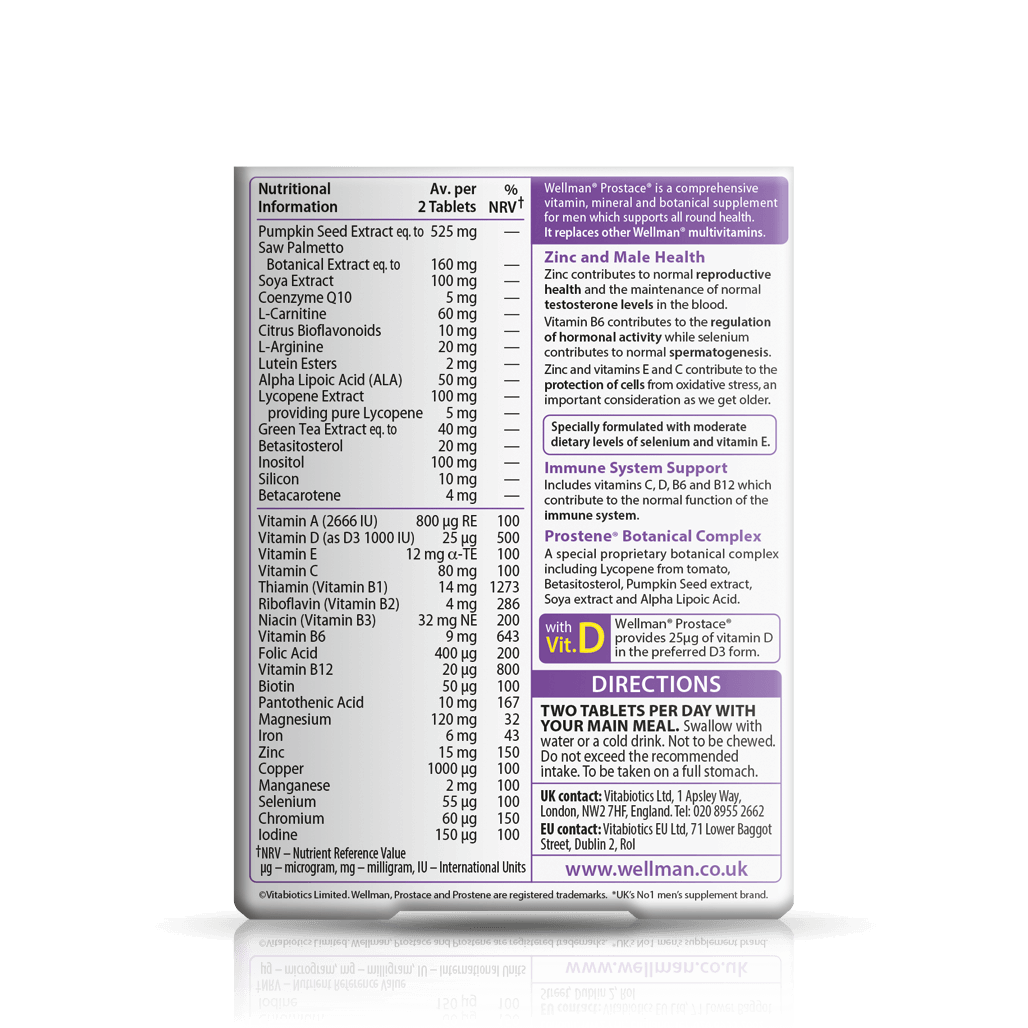 Vitabiotics Wellman Prostace Support