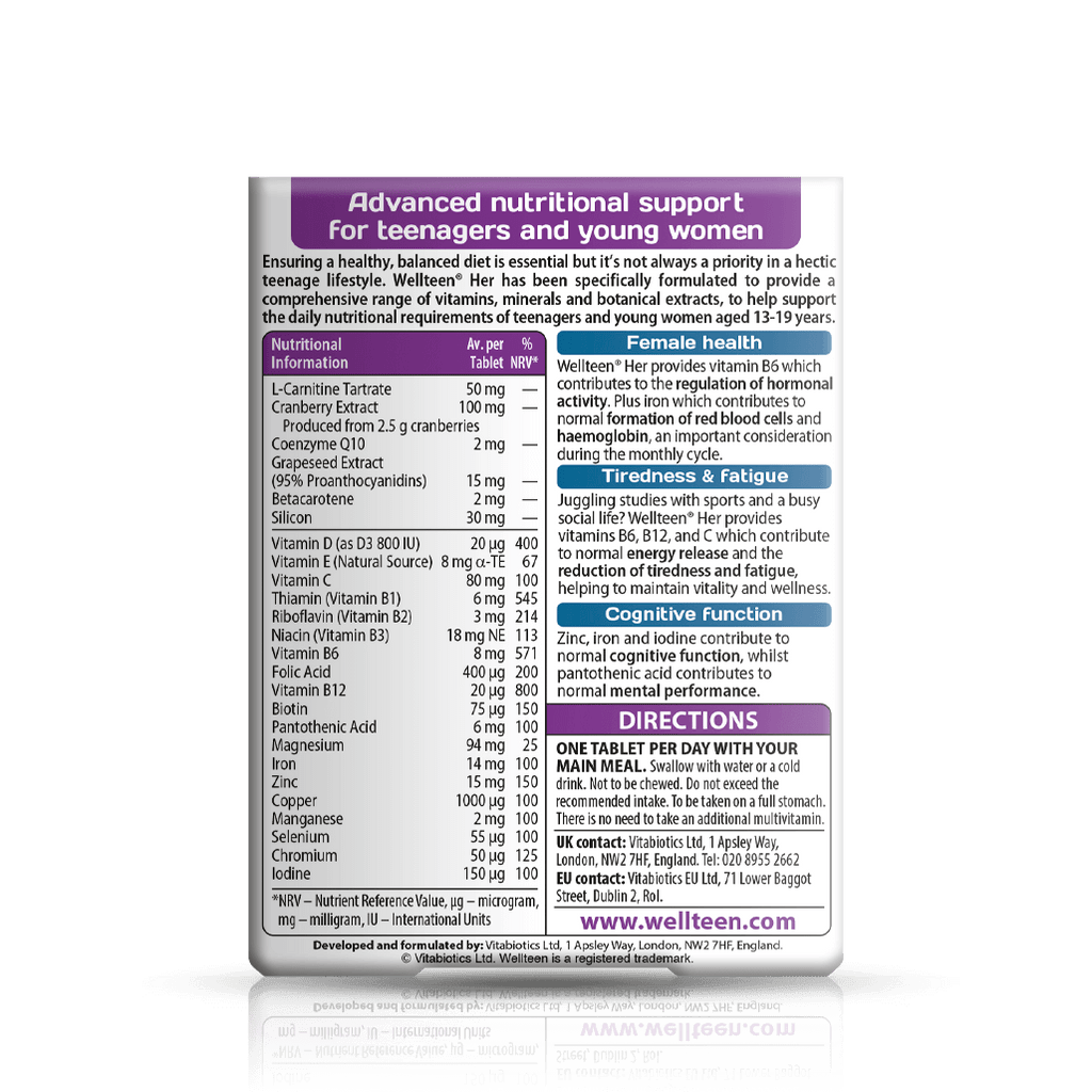 Vitabiotics Wellteen Her Multivitamin