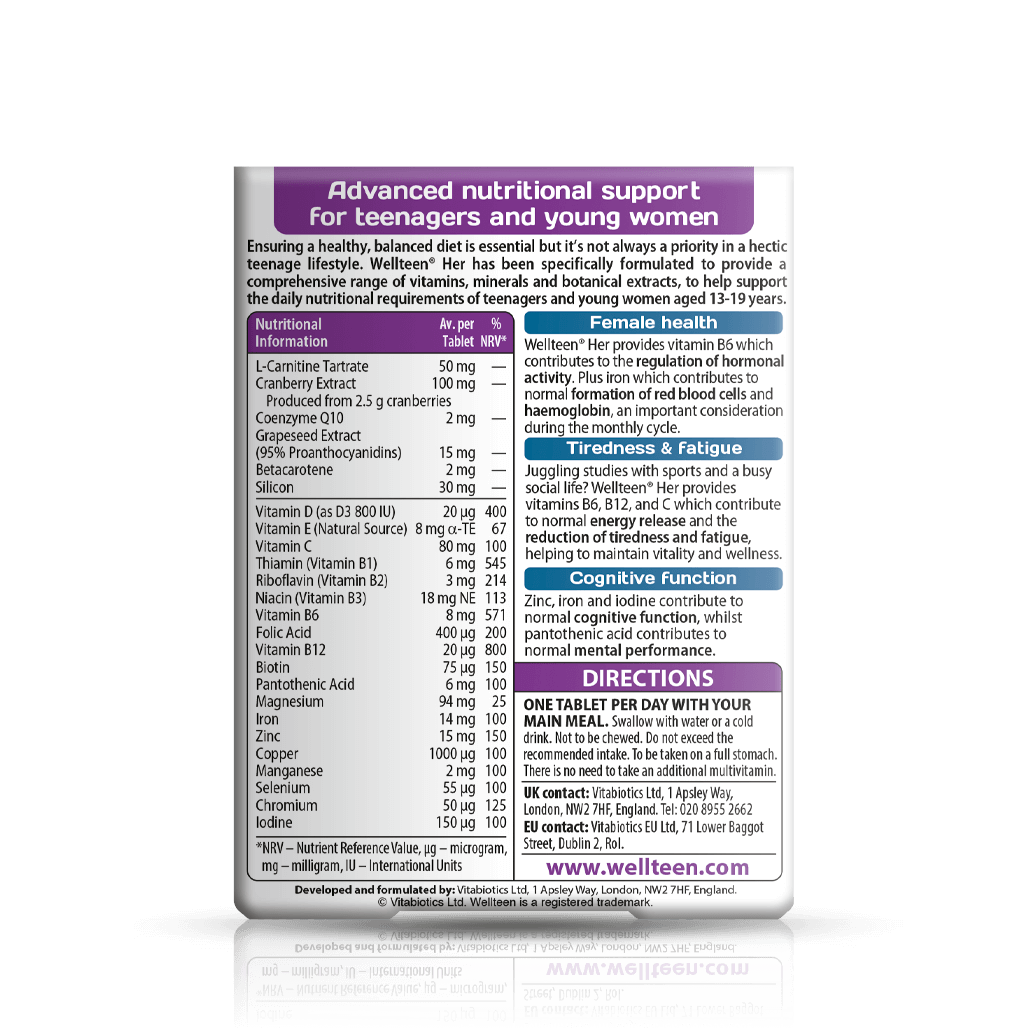 Vitabiotics Wellteen Her Multivitamin