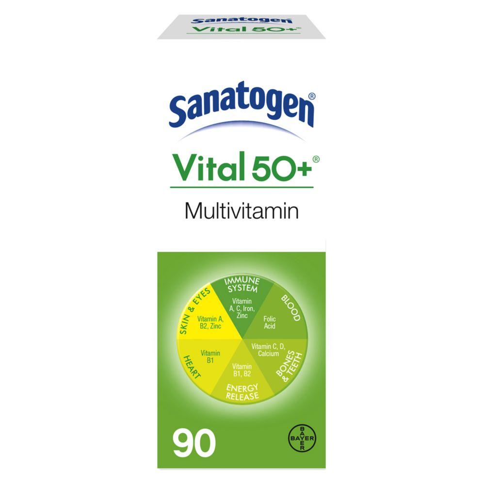 Vital 50+ Multivitamin 90 Tablets