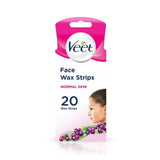 Face Wax Strips For Normal Skin 10 Double Sided Strips - 20 Pack