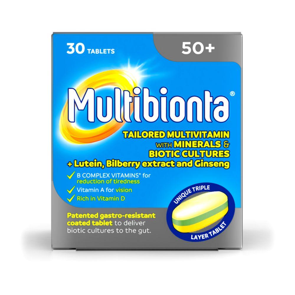 Multibionta 50+ - 30 Tablets